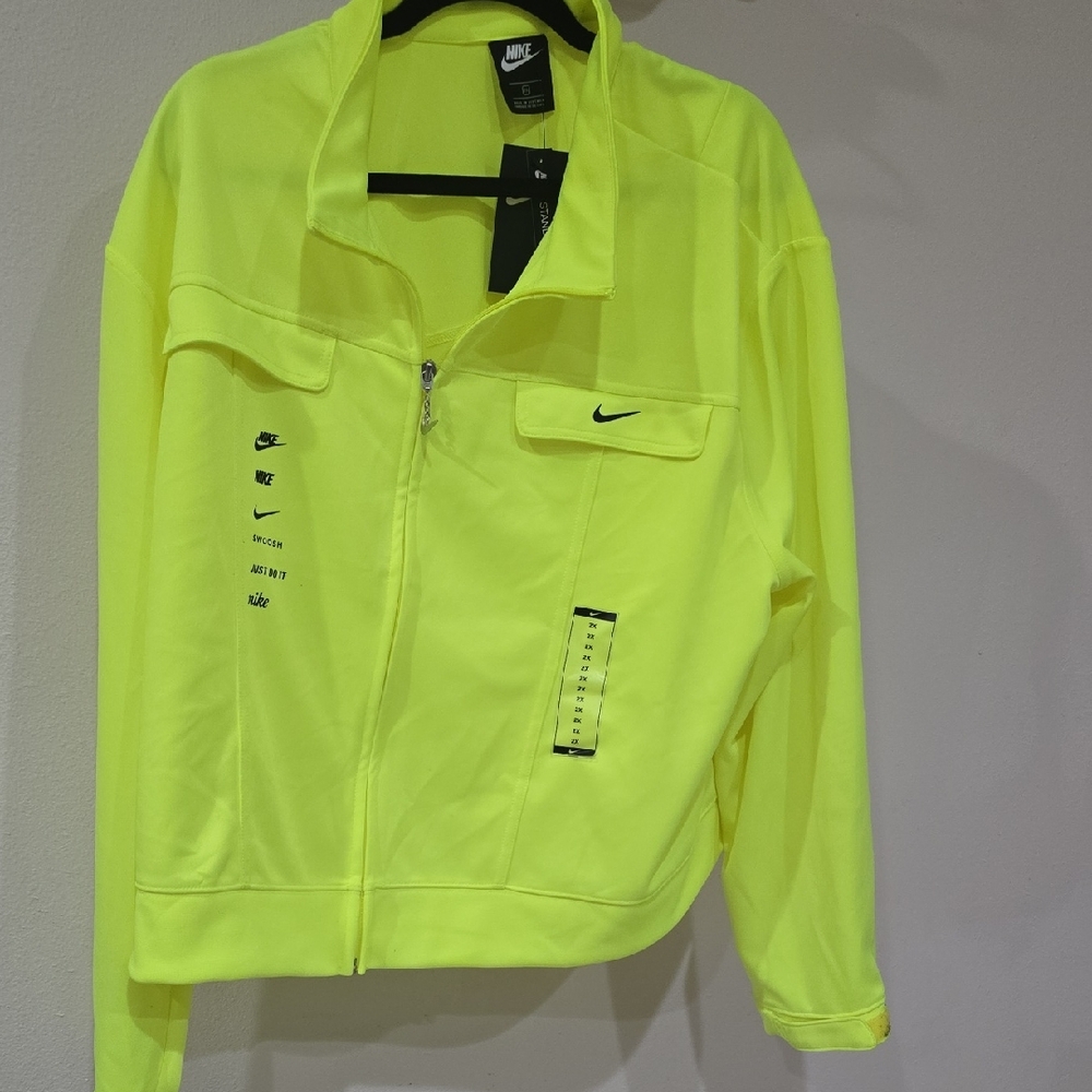 Nike Women's Vibrant Yellow Bomber Jacket